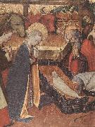 MARTORELL, Bernat (Bernardo) The Nativity (detail) dh oil painting reproduction